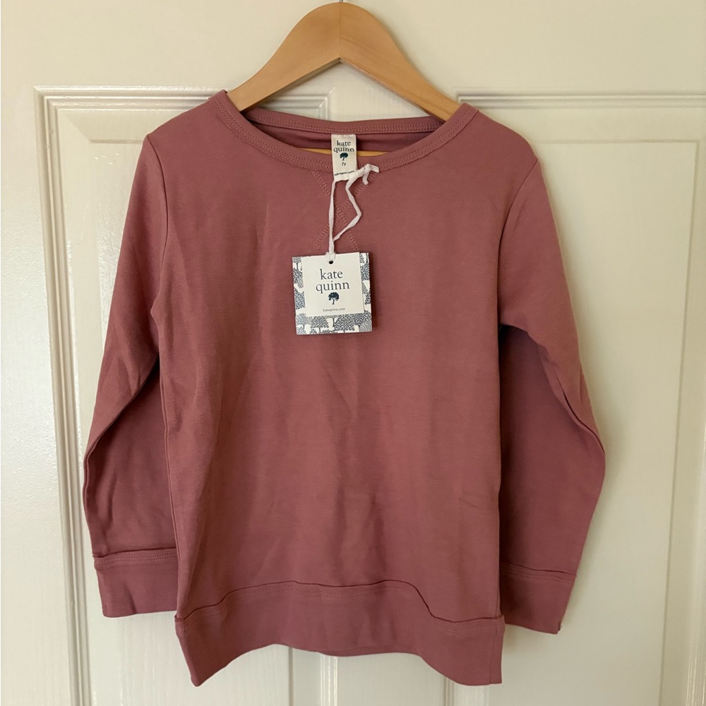 Kate Quinn - Mauve Pink Crew Neck Sweatshirt - Size 7